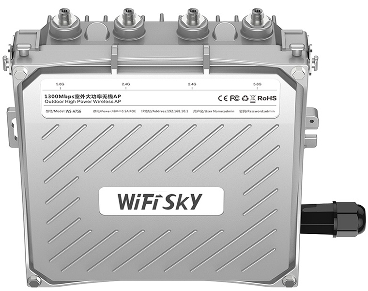 1300Mbps dual band outdoor wireless AP WS-A756